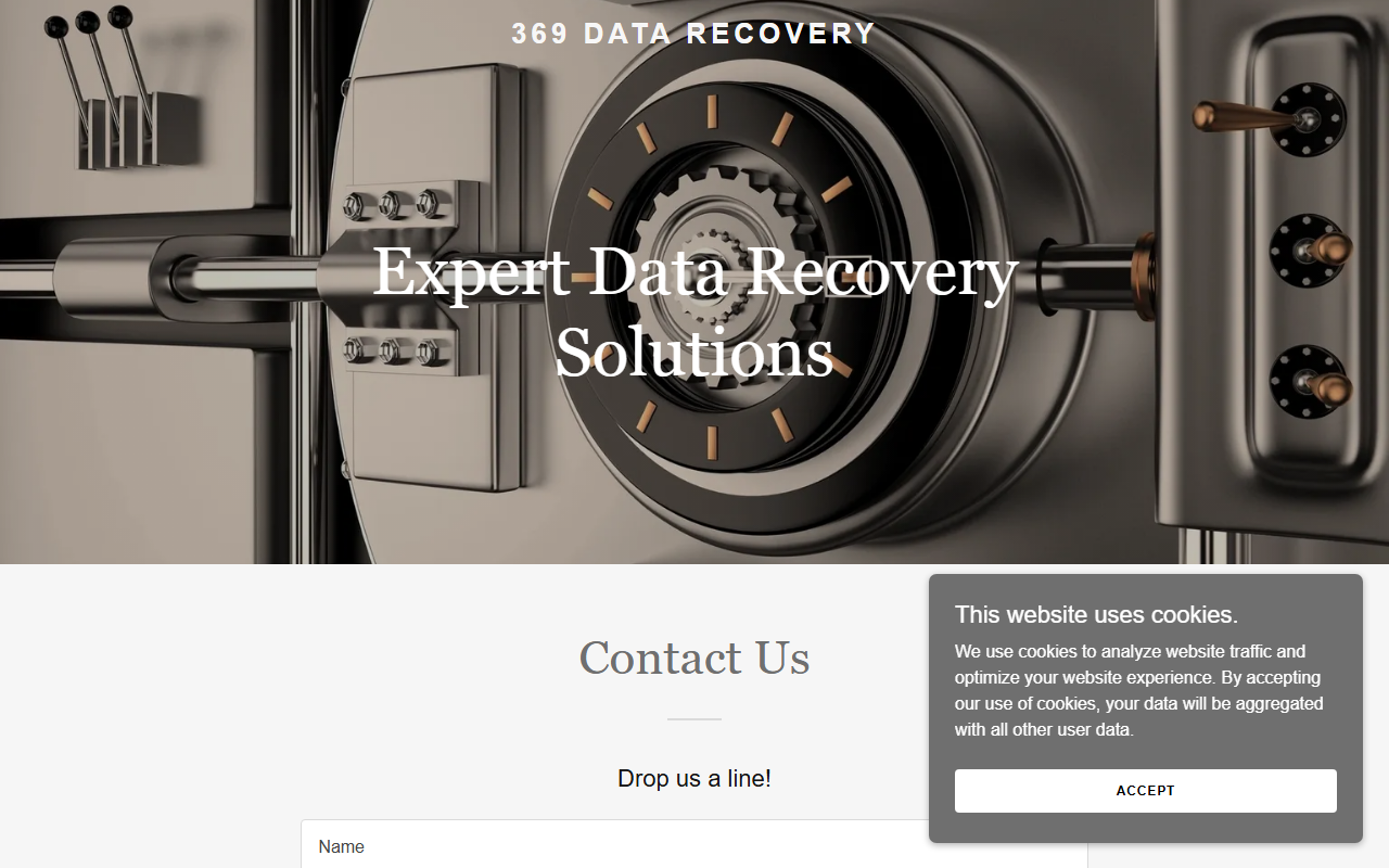 369datarecovery.com screenshot