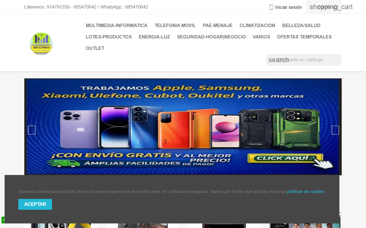 369electronica.com screenshot