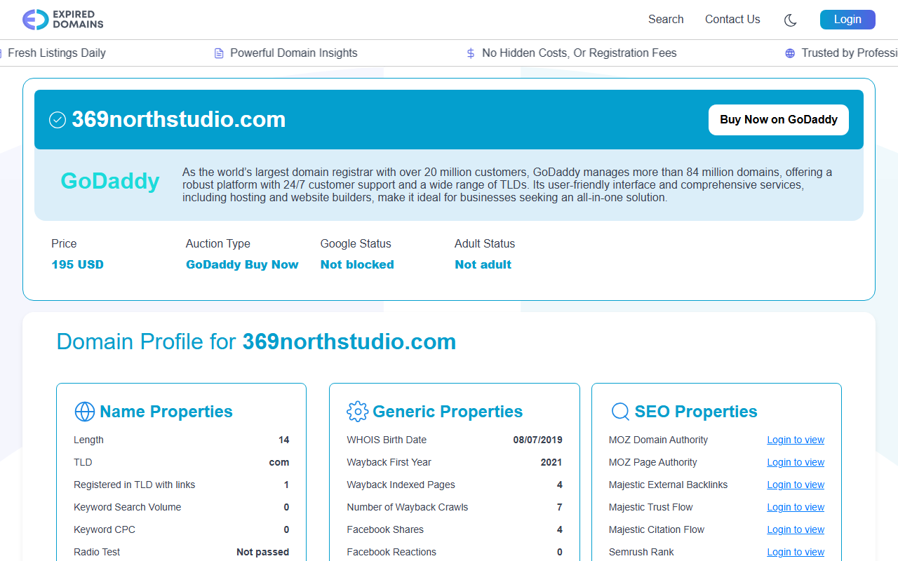 369northstudio.com screenshot