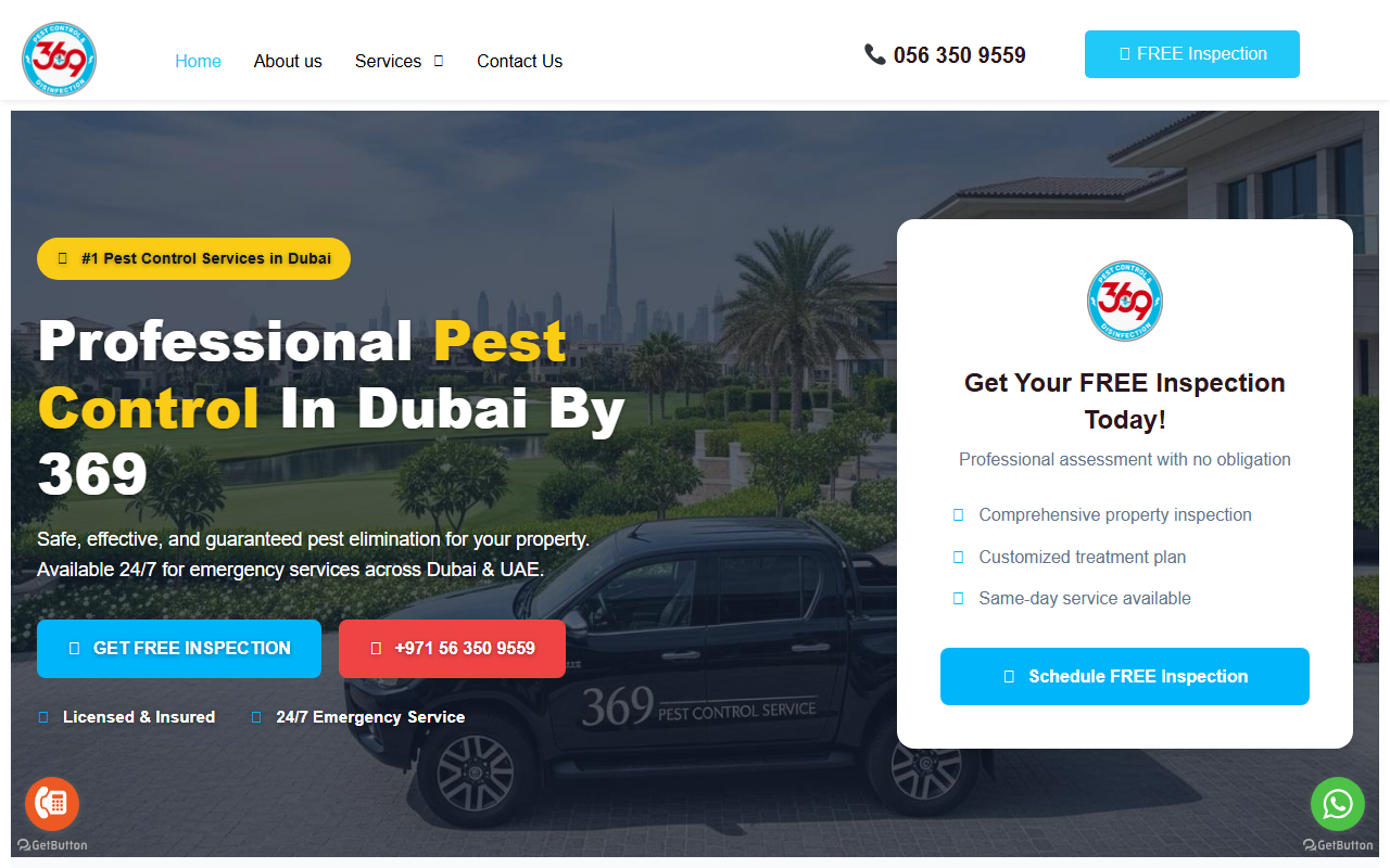 369pestcontrol.com screenshot