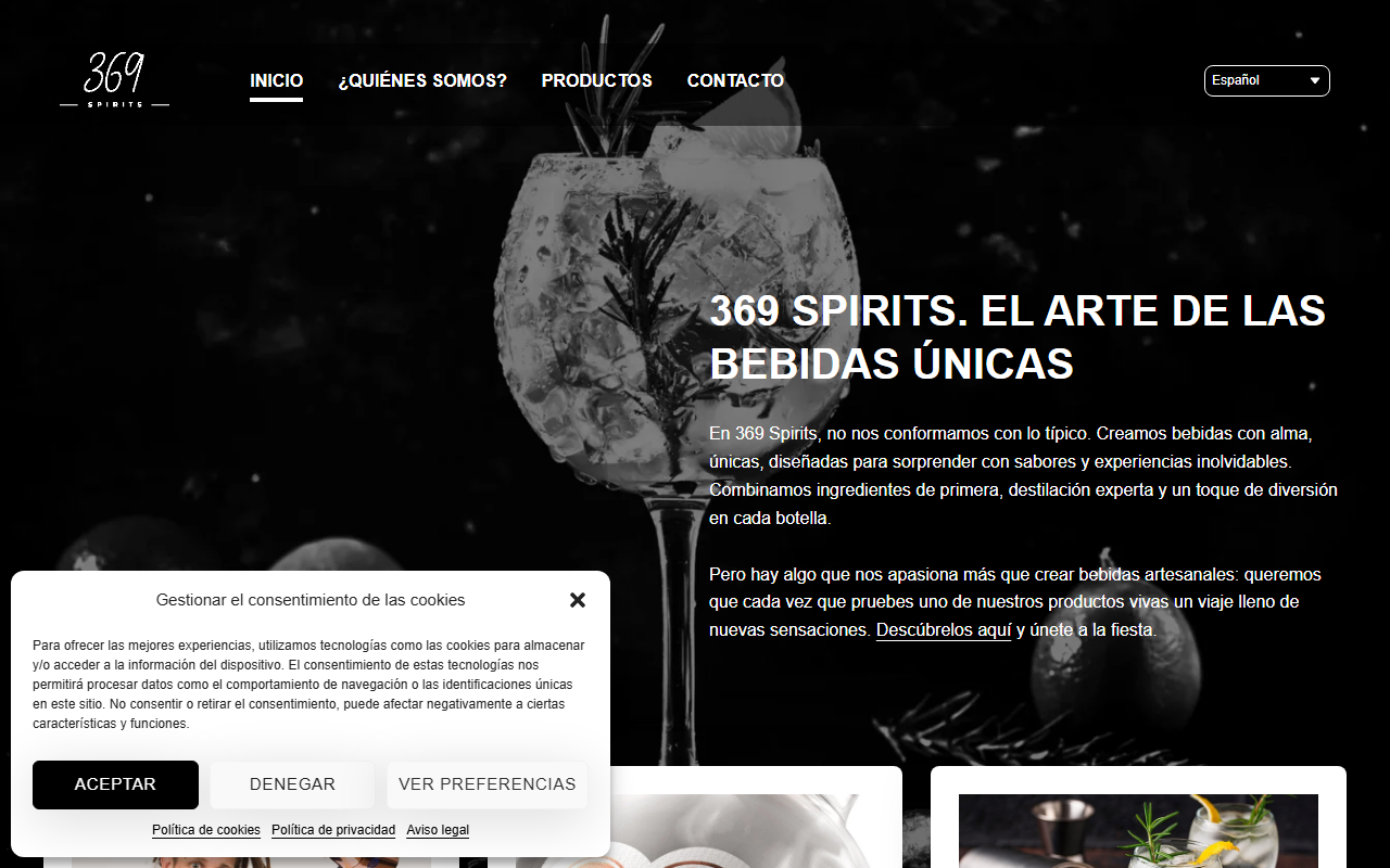 369spirits.com screenshot
