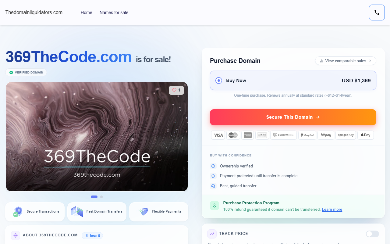 369thecode.com screenshot