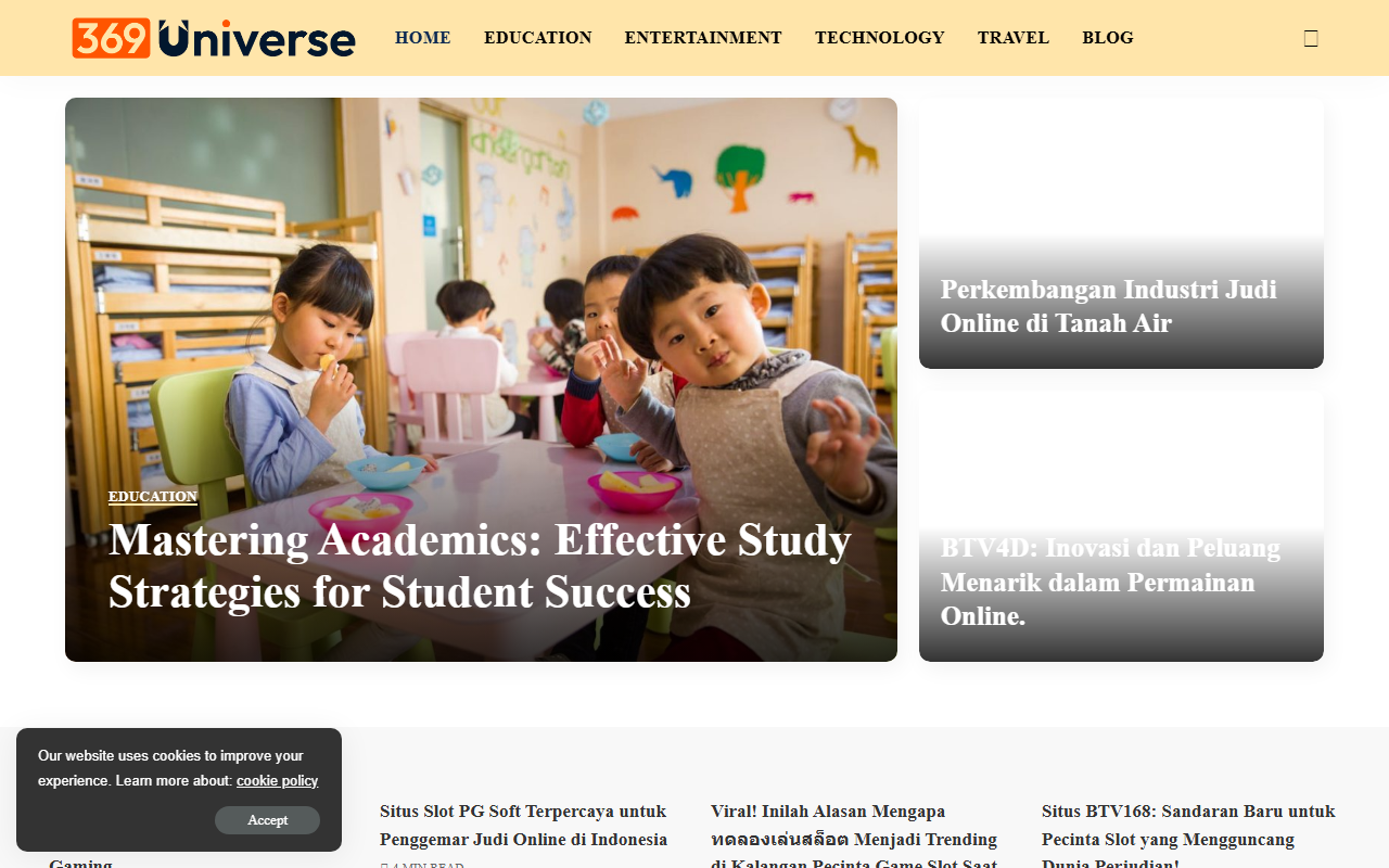 369universe.com screenshot