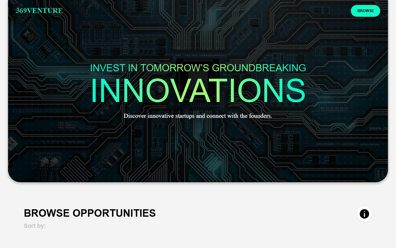 369venture.com screenshot