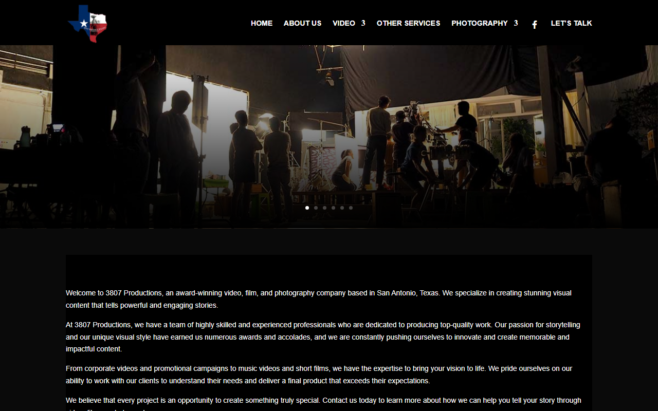 3807productions.com screenshot