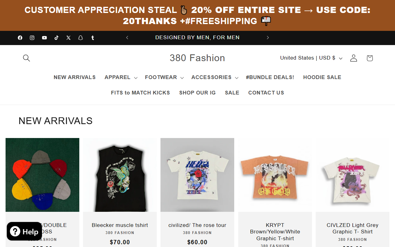 380fashion.com screenshot