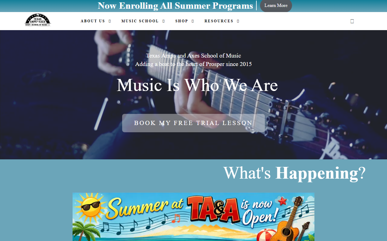 380schoolofmusic.com screenshot
