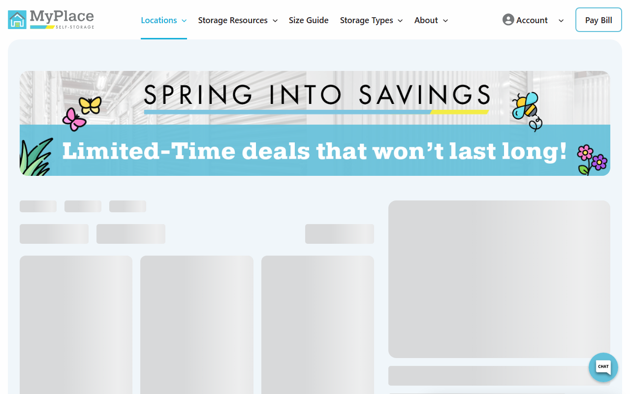 380storage.com screenshot