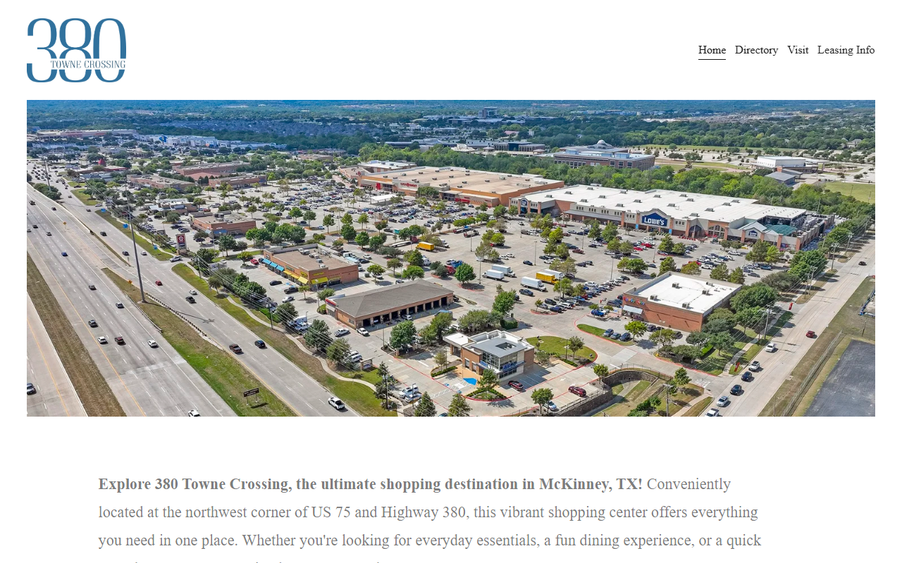 380townecrossing.com screenshot