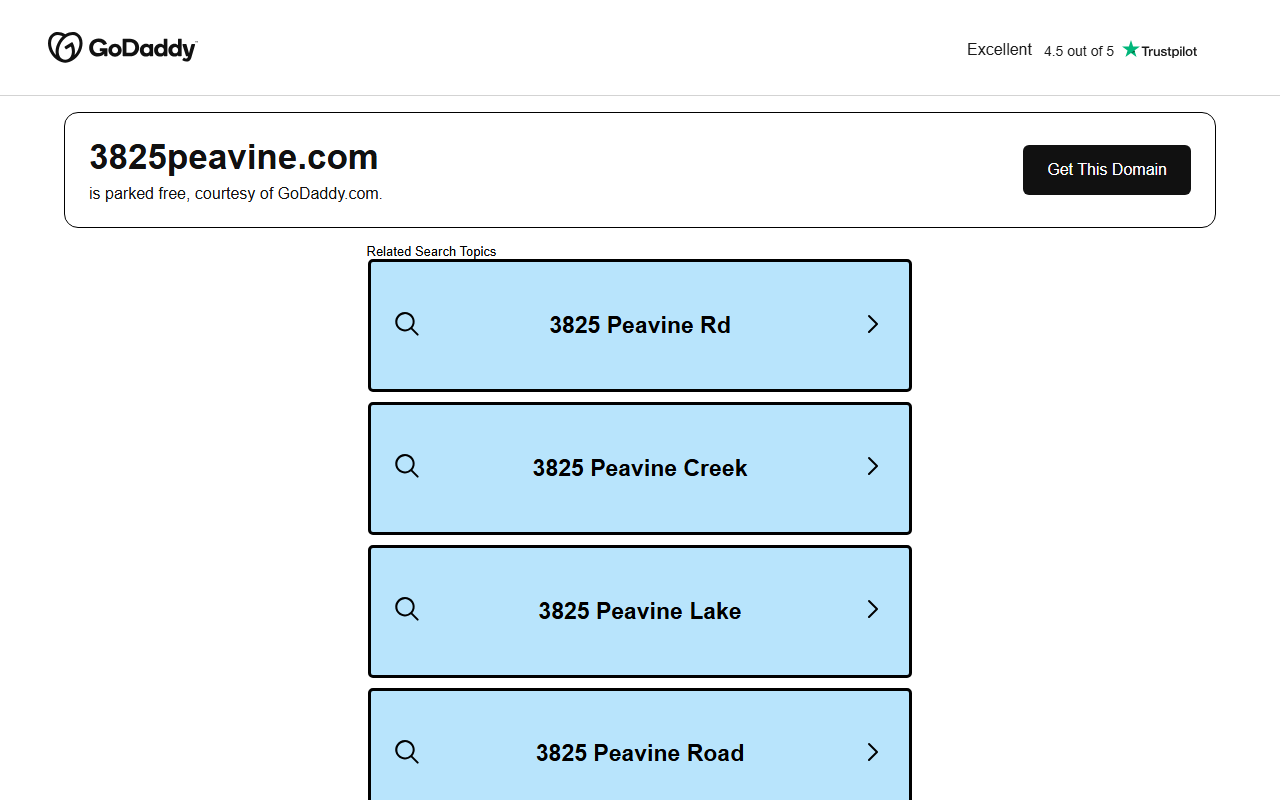 3825peavine.com screenshot