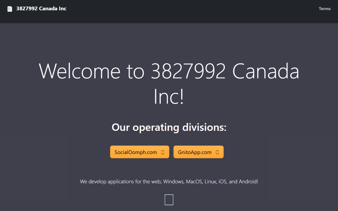 3827992canadainc.com screenshot