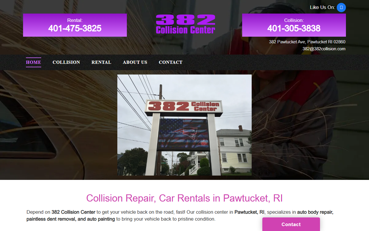 382collision.com screenshot