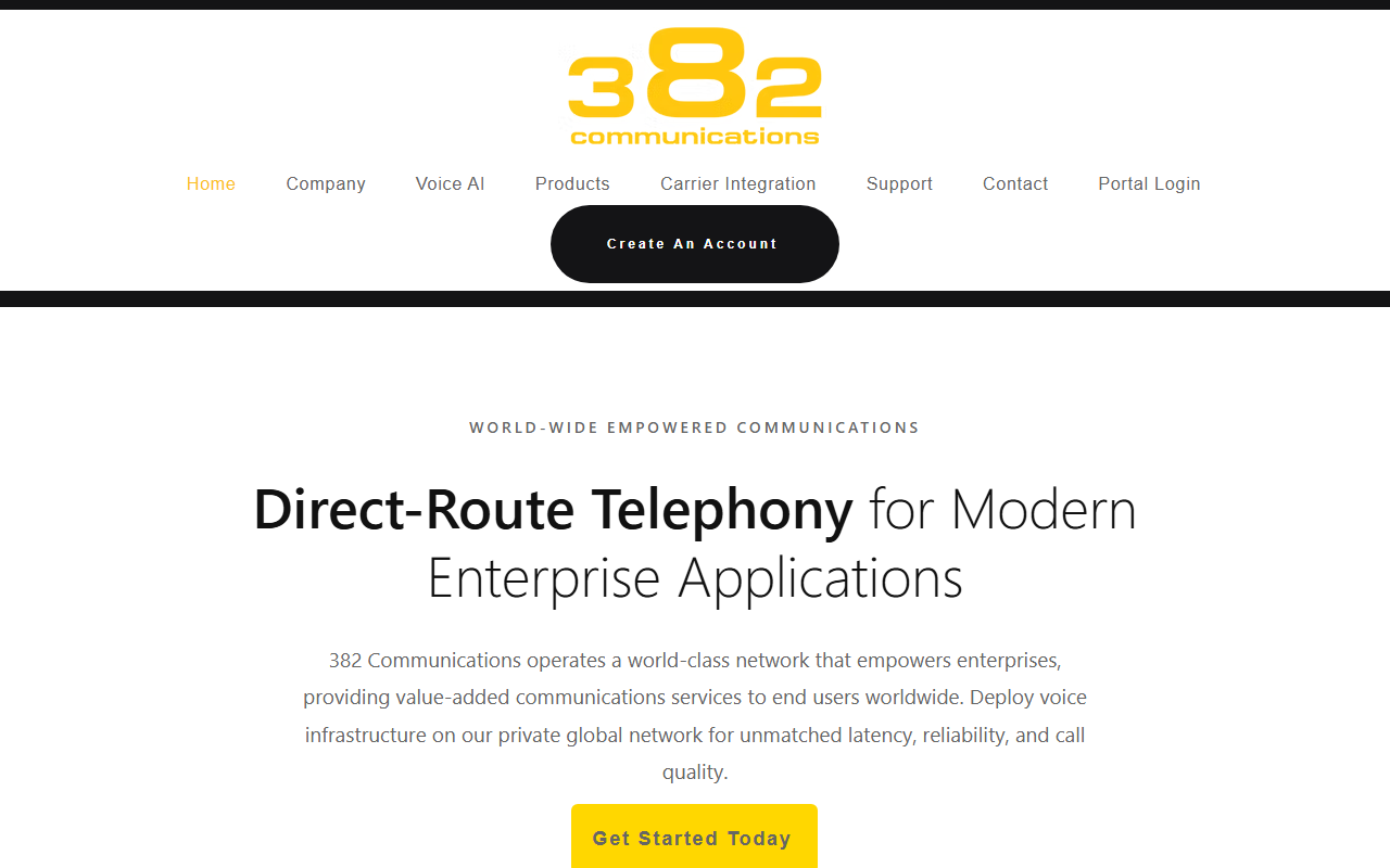 382communication.com screenshot