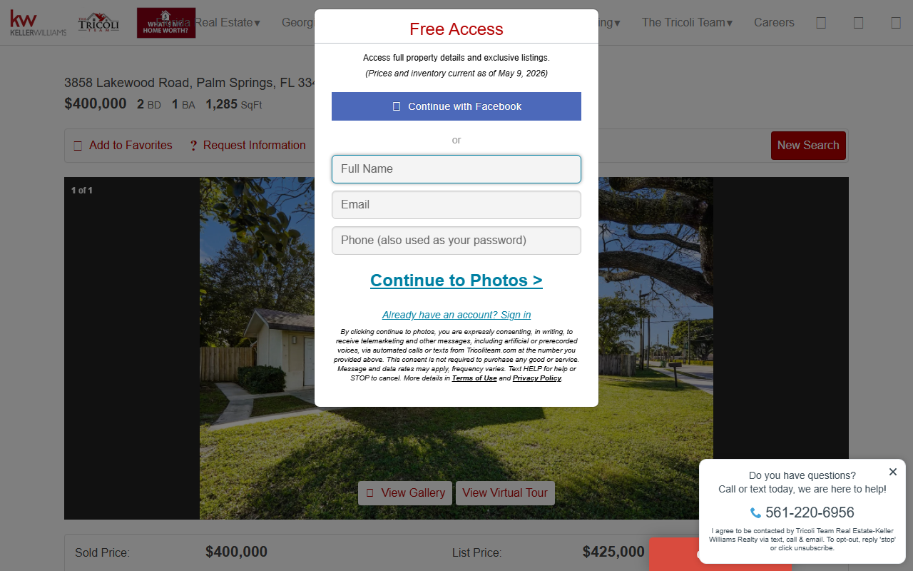 3858lakewoodroad.com screenshot
