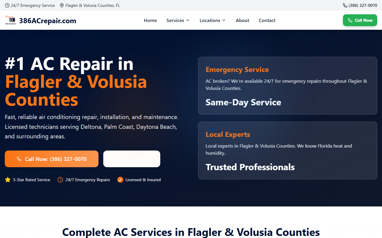 386acrepair.com screenshot