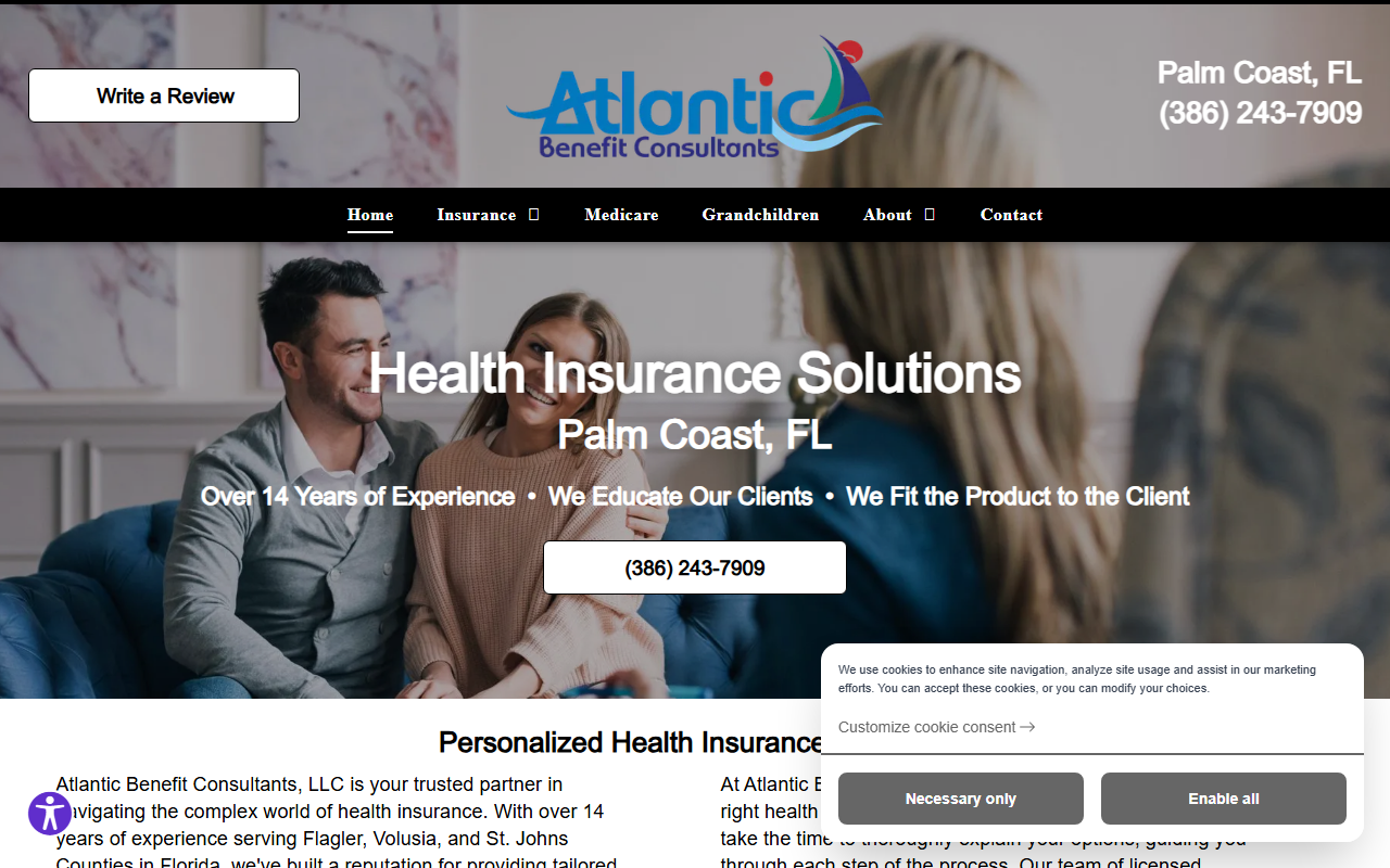 386healthplans.com screenshot