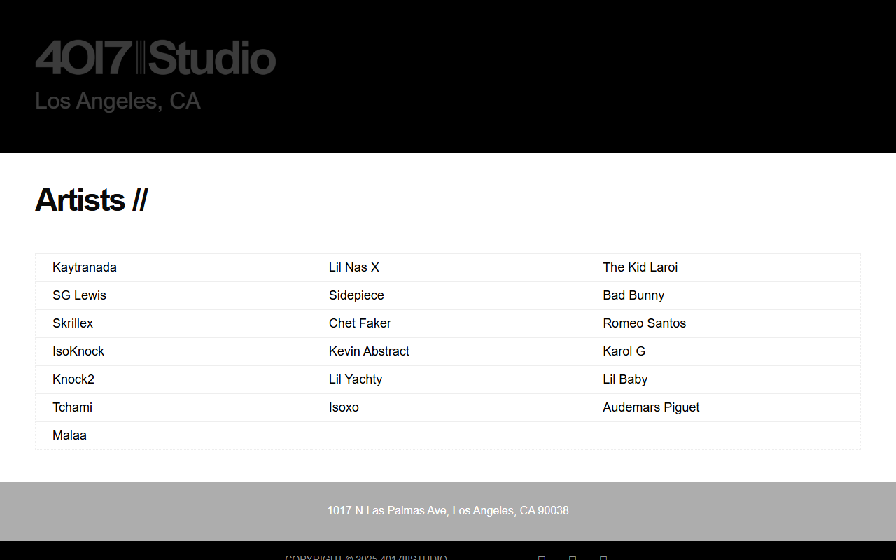 4017studio.com screenshot