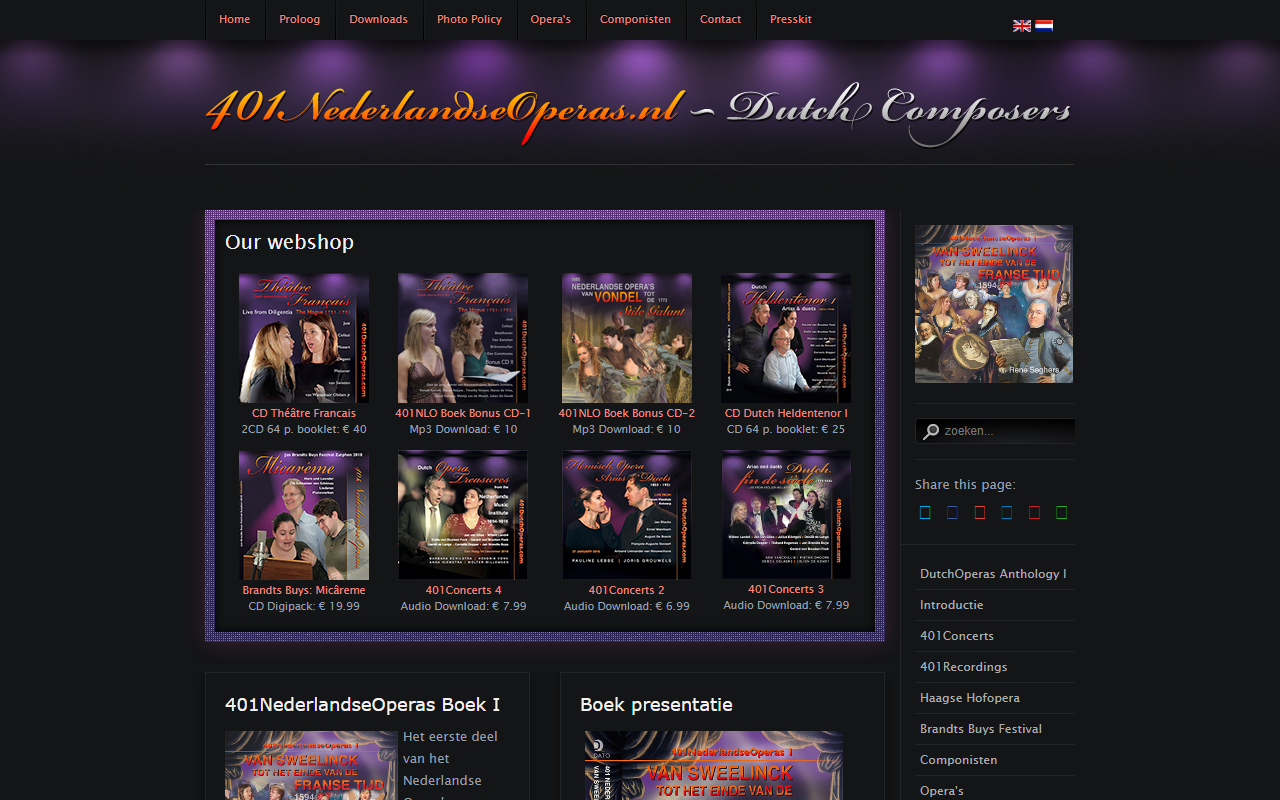 401dutchoperas.com screenshot