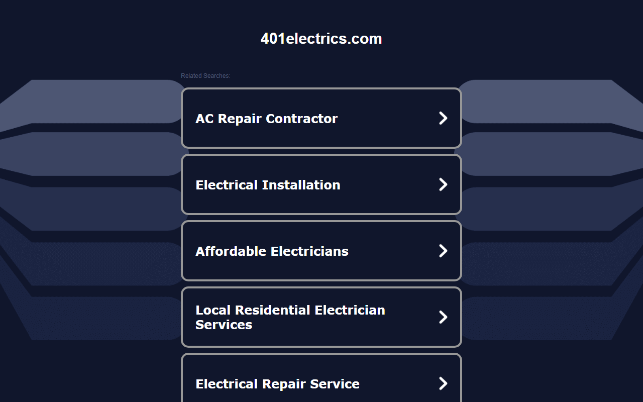 401electrics.com screenshot
