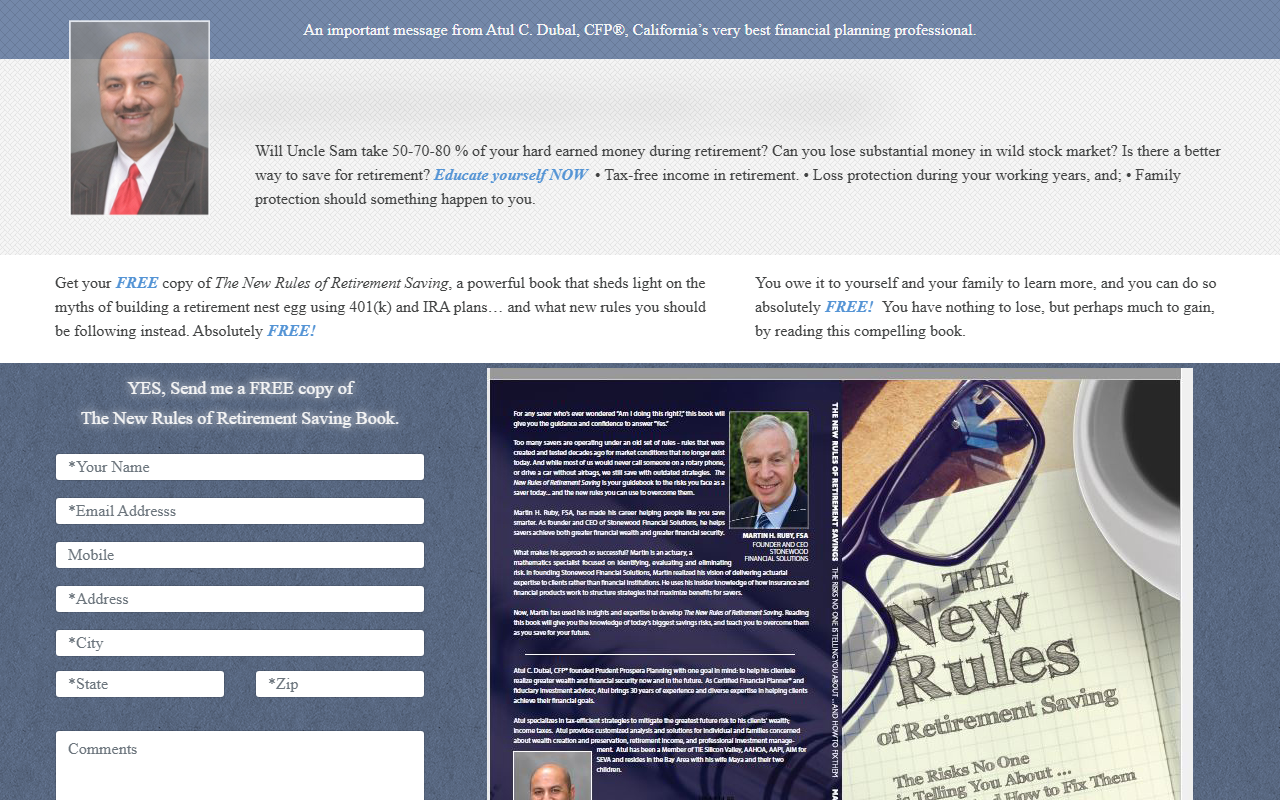 401evaporate.com screenshot