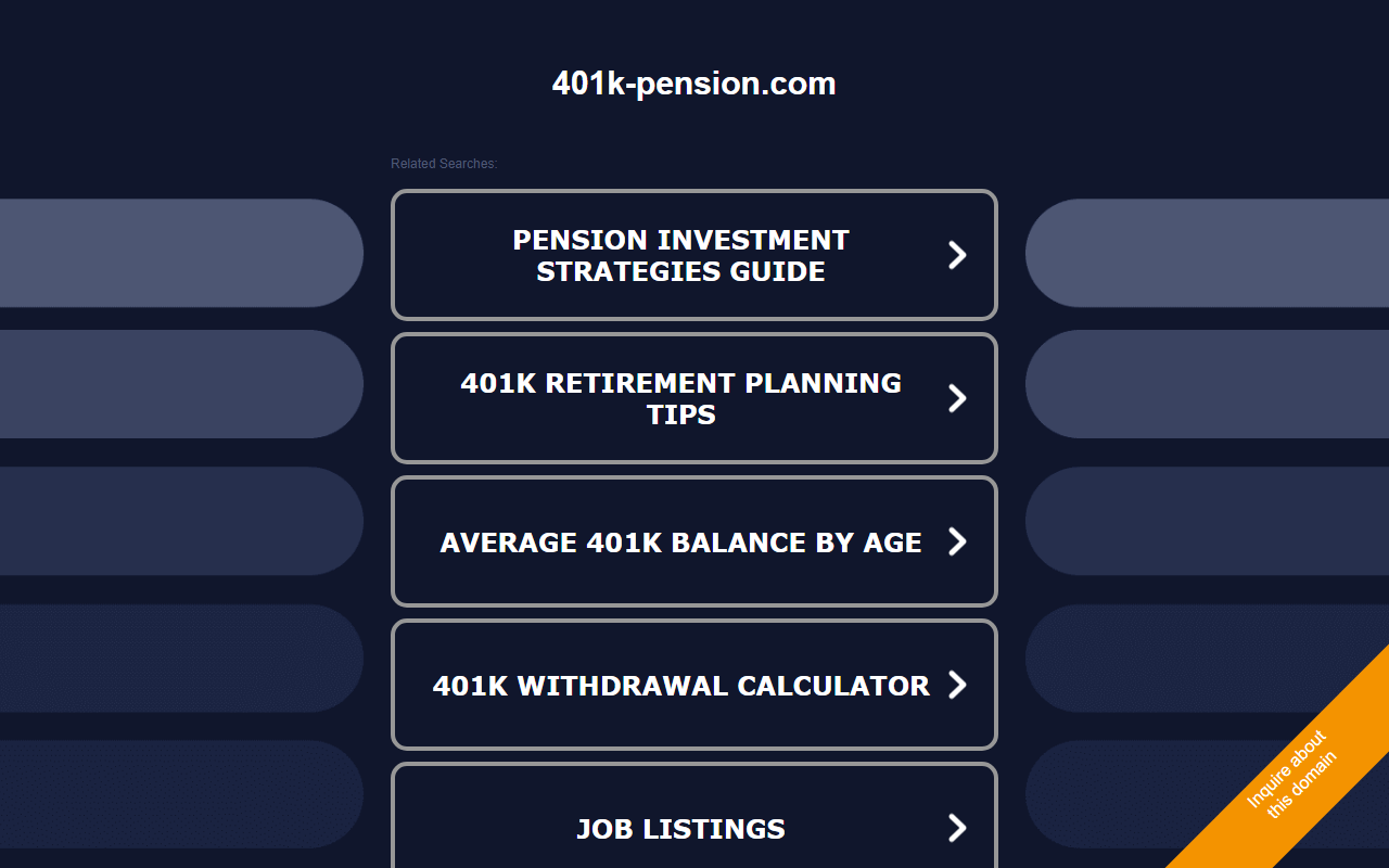 401k-pension.com screenshot
