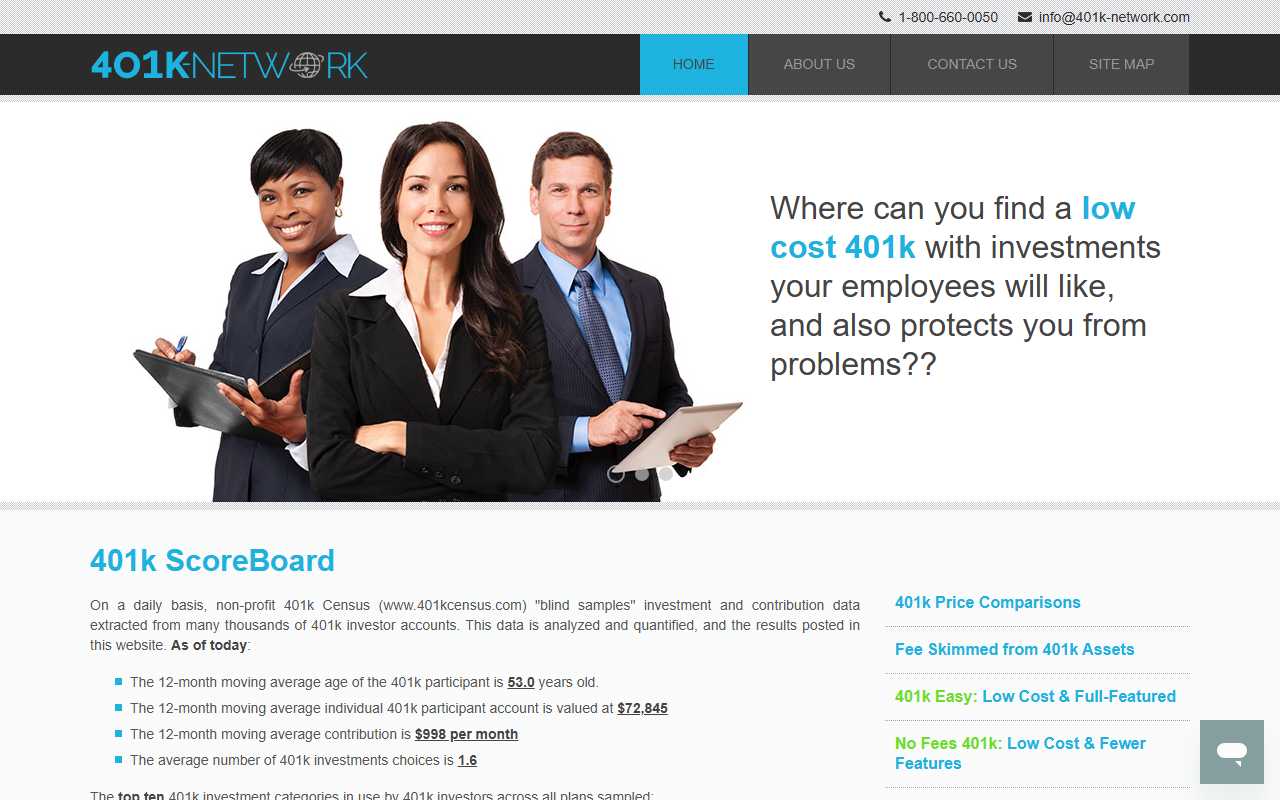 401k-solution.com screenshot
