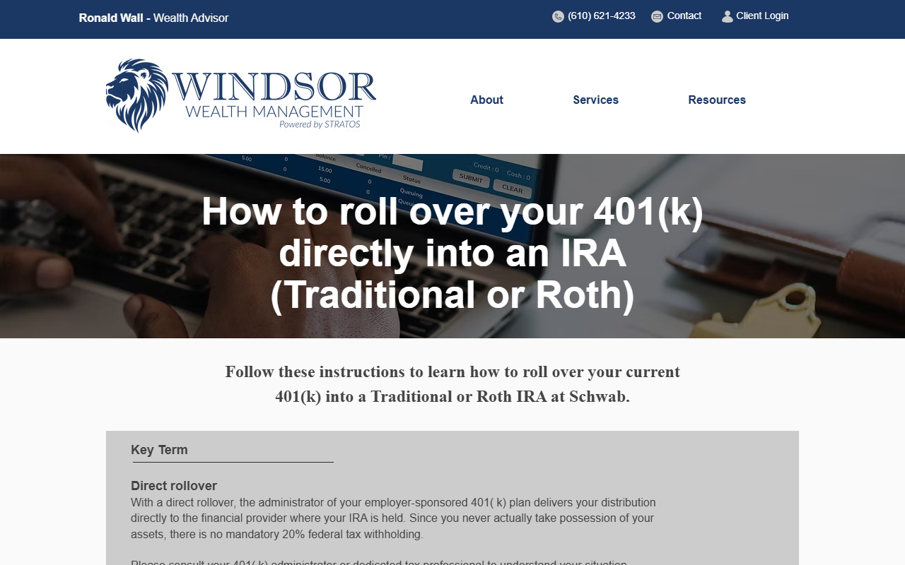 401k-transfers.com screenshot
