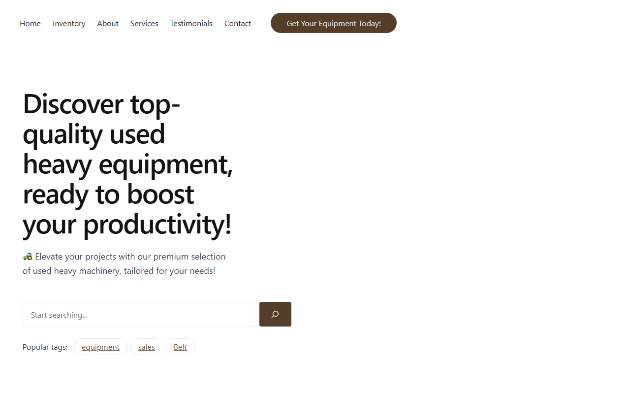 401kequipment.com screenshot