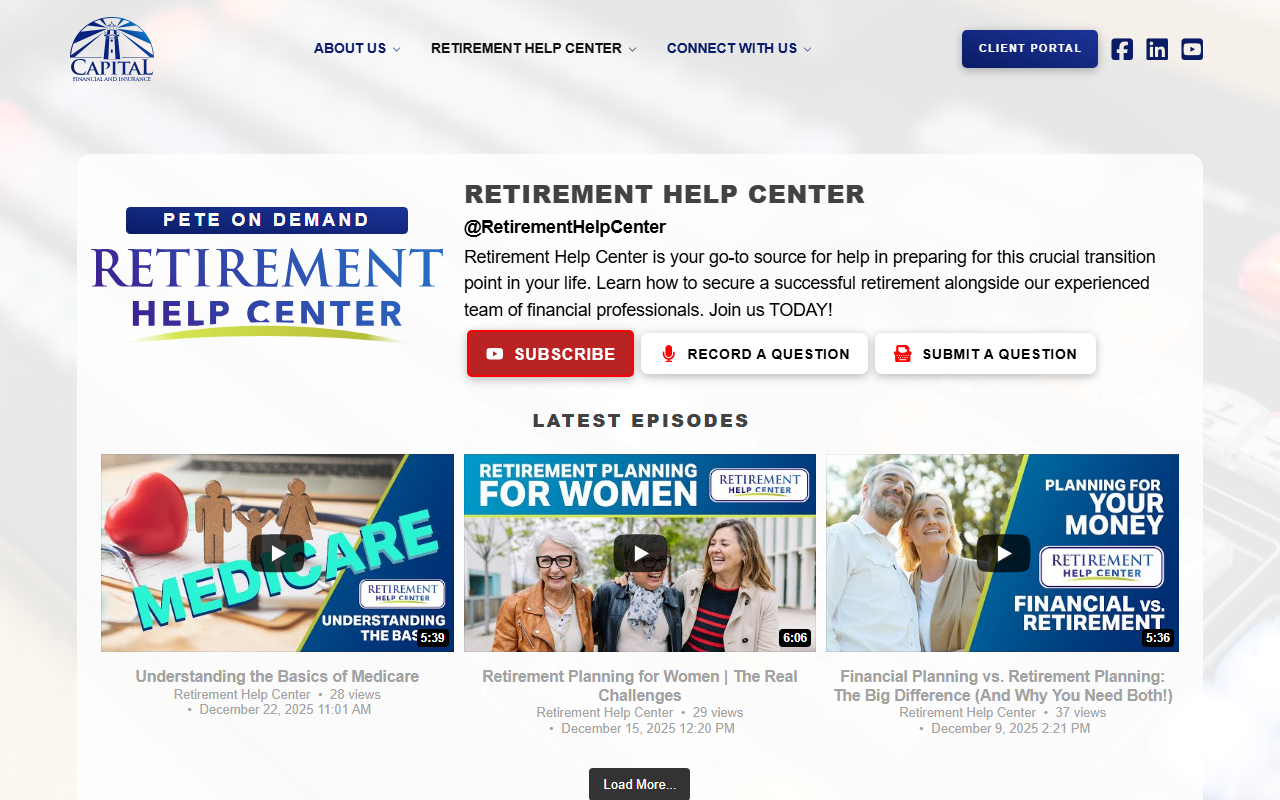 401khelpline.com screenshot