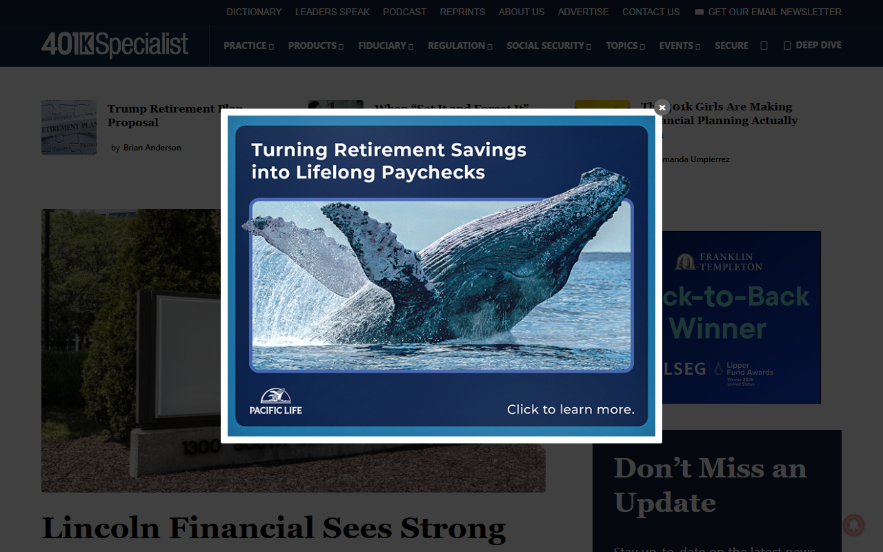 401kmagazine.com screenshot