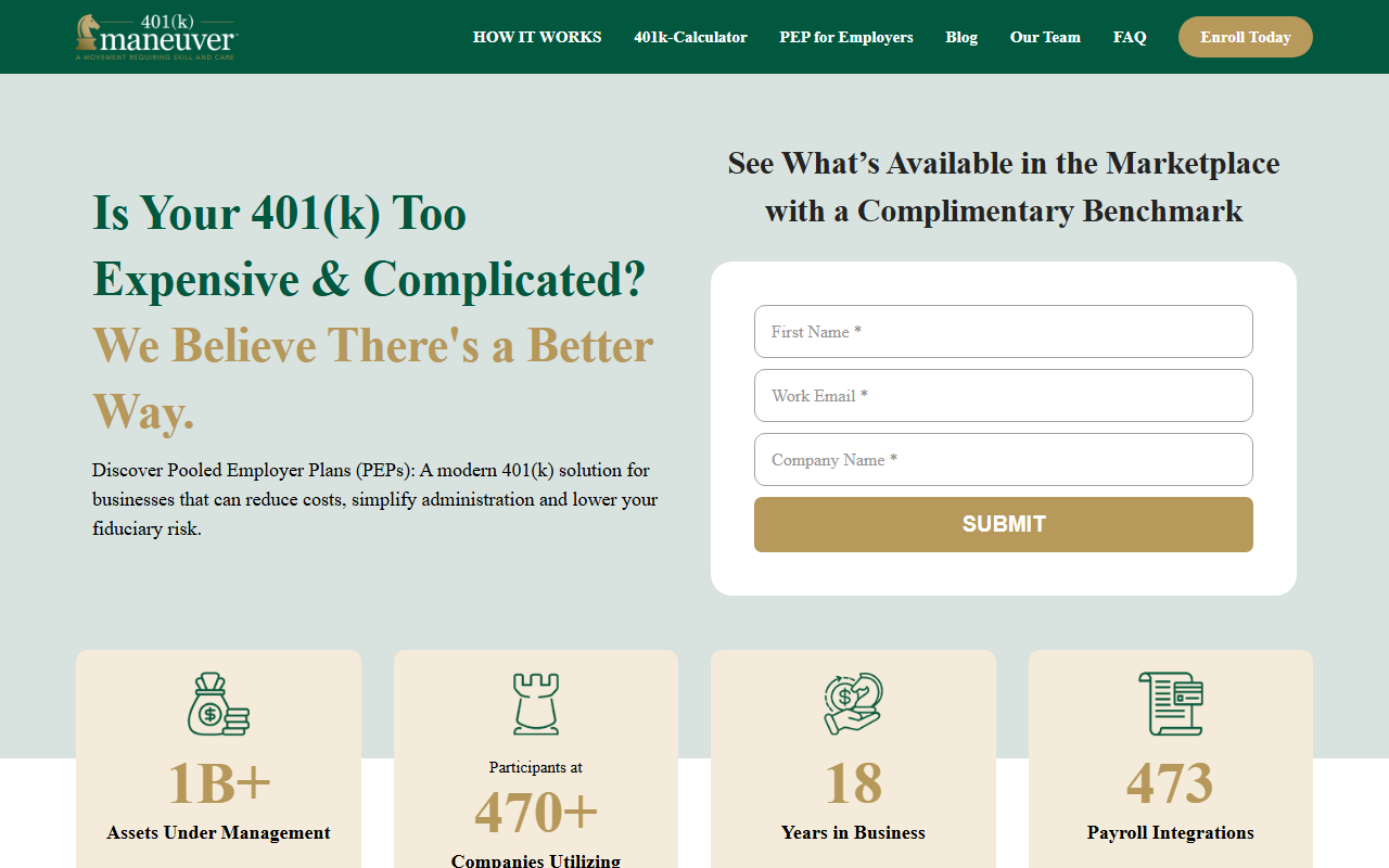 401kmaneuverpep.com screenshot