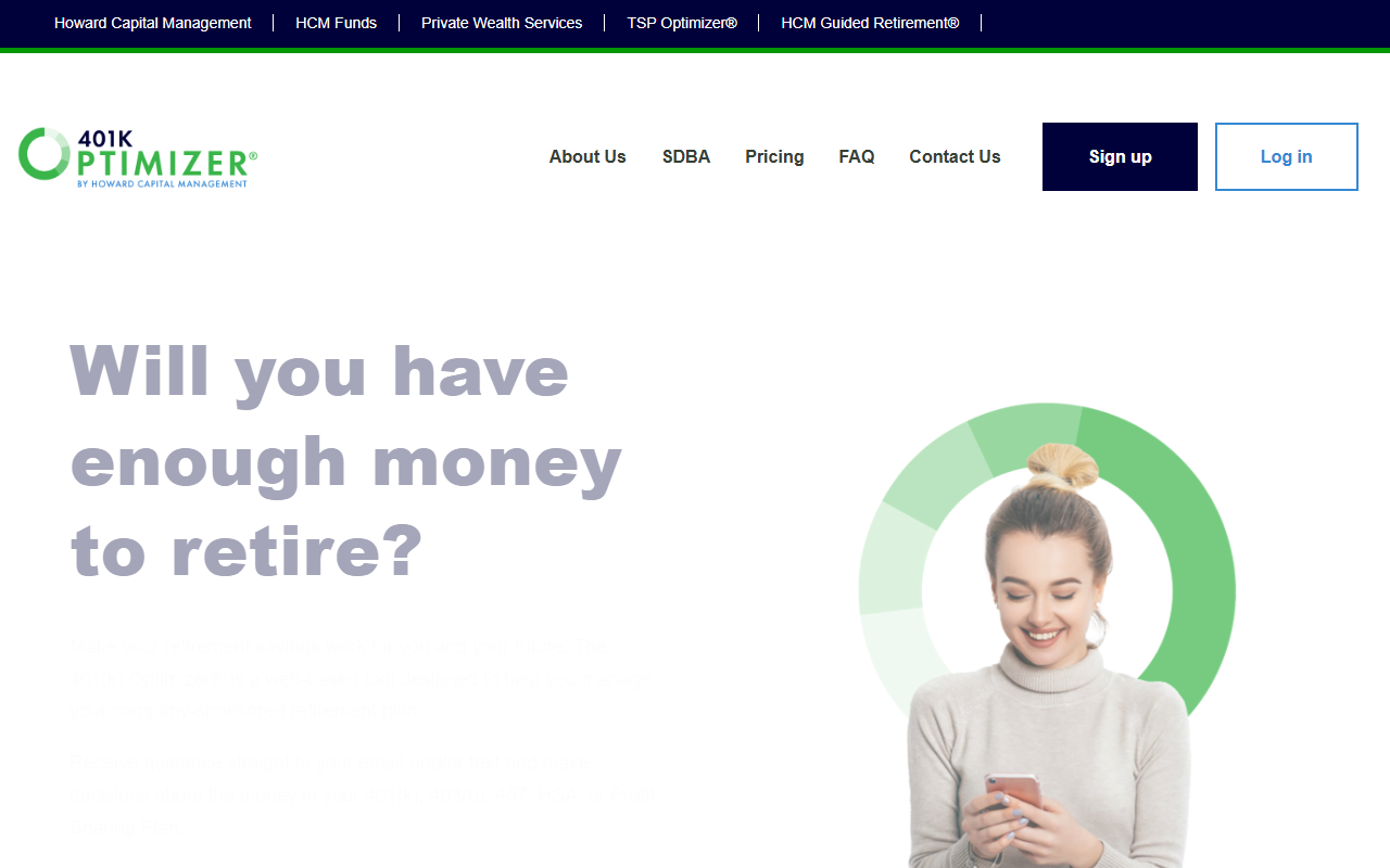 401koptimizer.com screenshot
