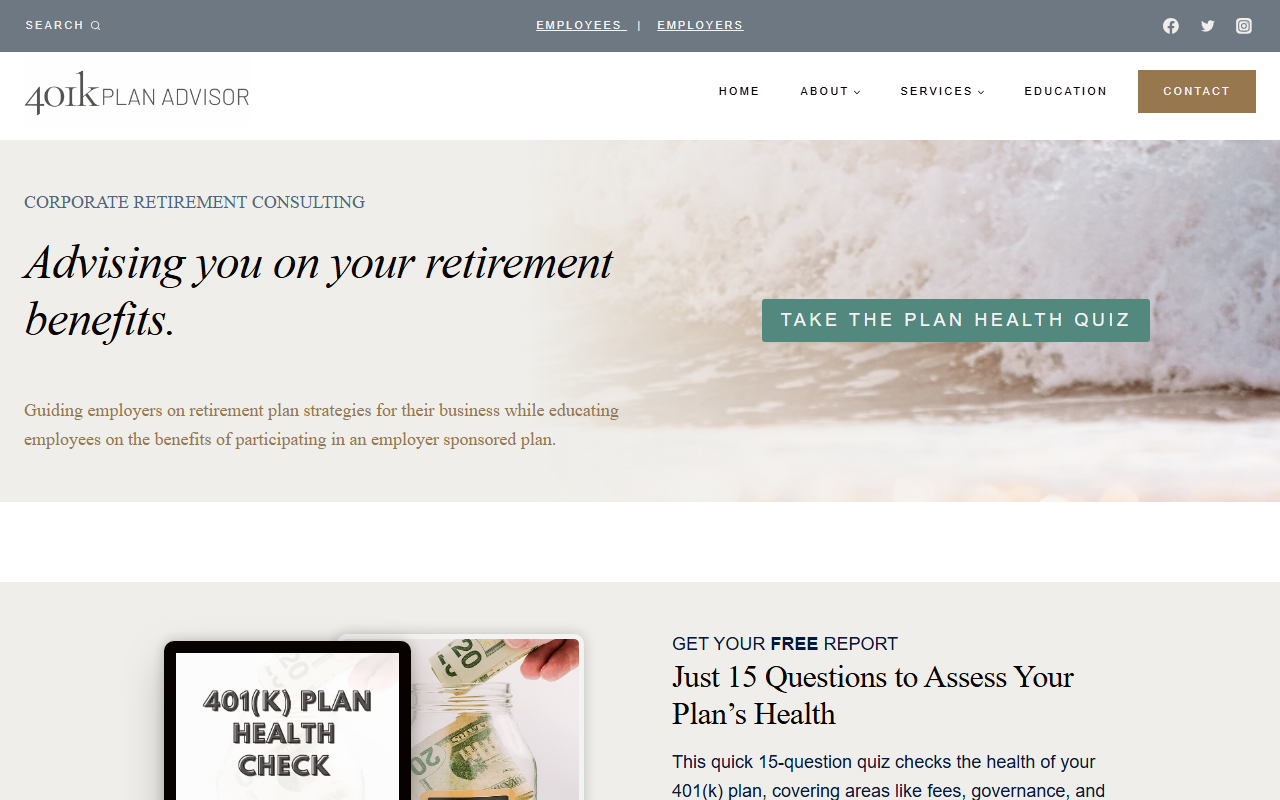 401kplanadvisor.com screenshot