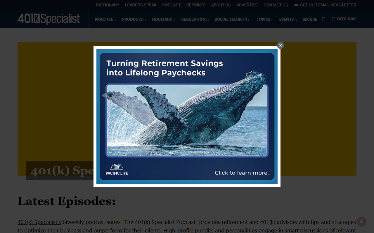 401kpodkast.com screenshot