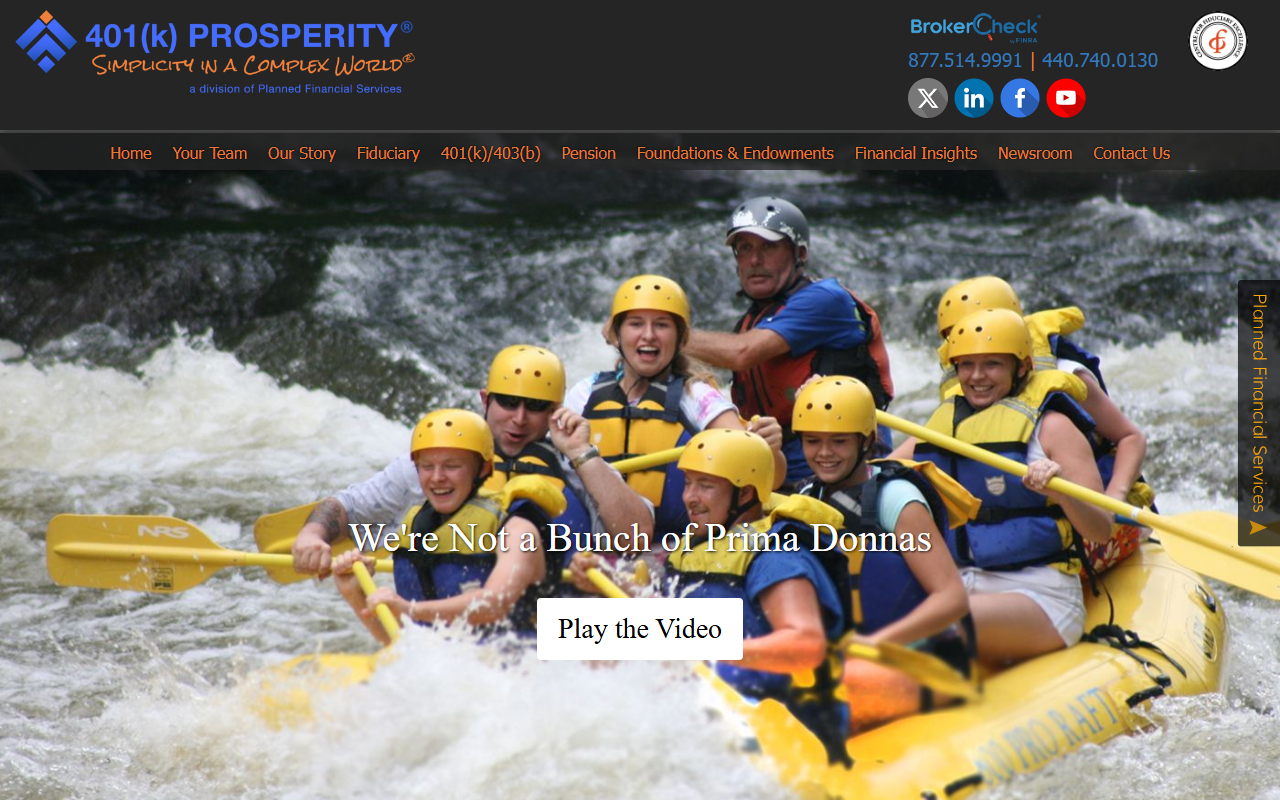 401kprosperity.com screenshot
