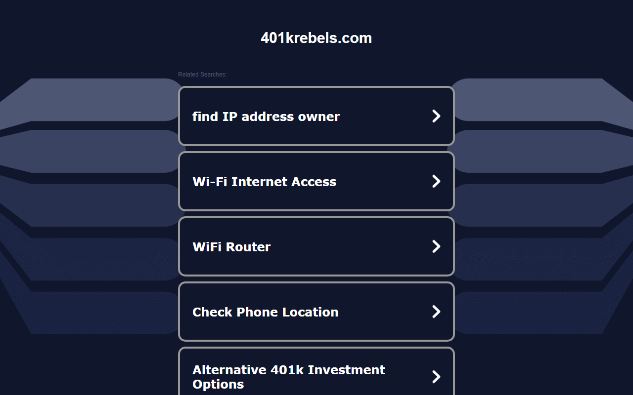 401krebels.com screenshot
