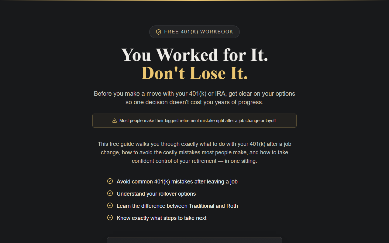 401ksandiras.com screenshot