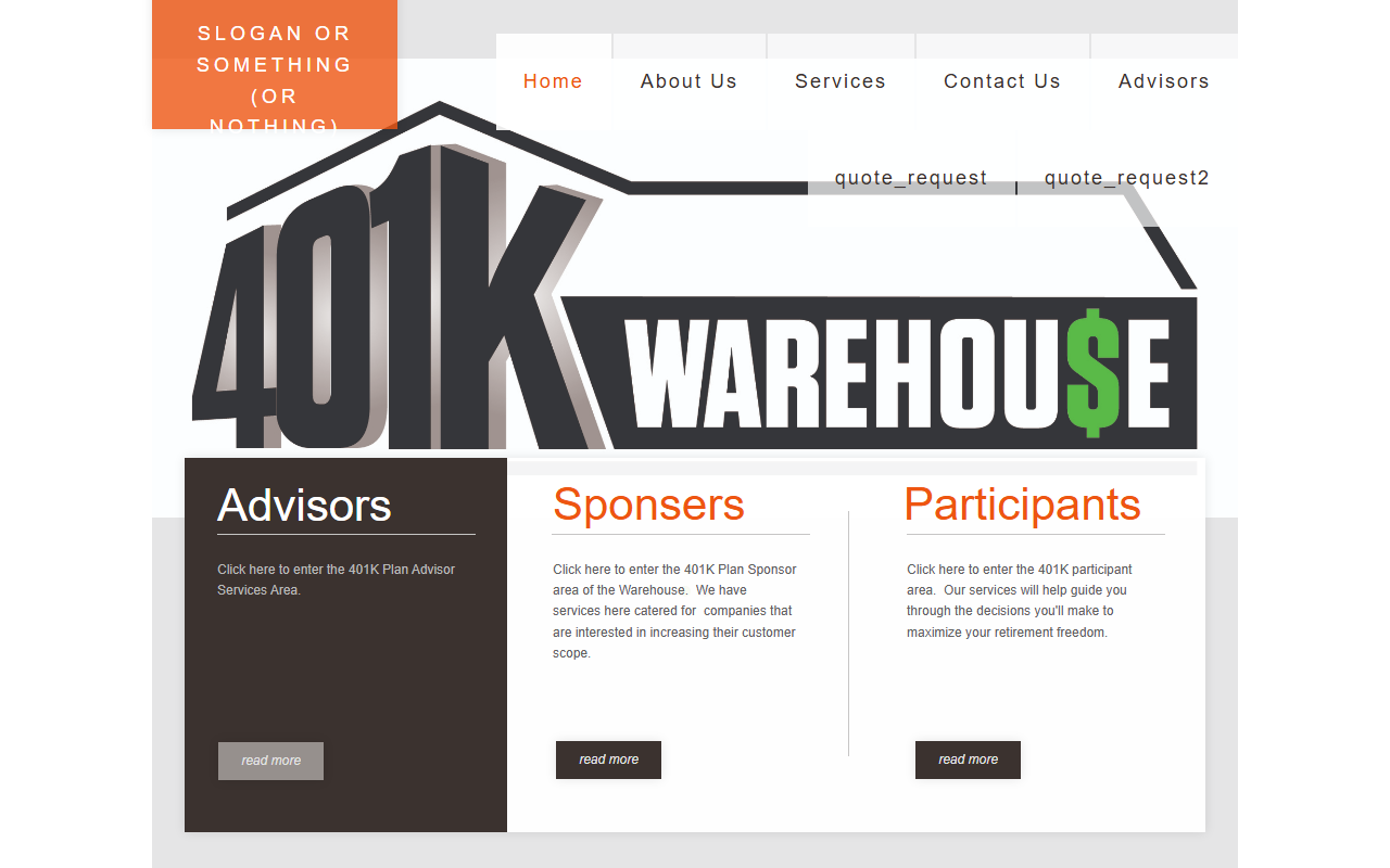401kwarehouse.com screenshot