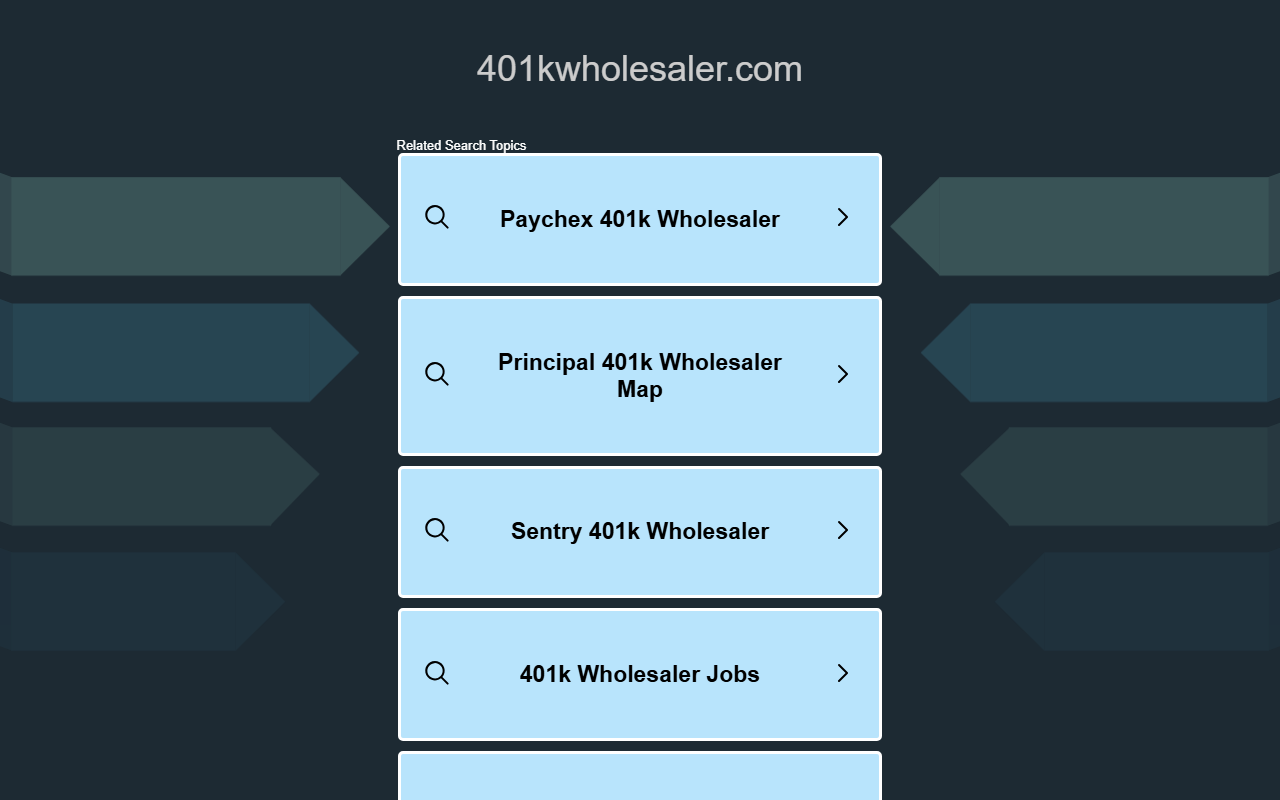 401kwholesaler.com screenshot