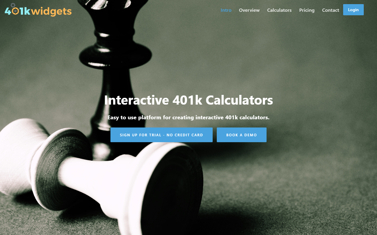 401kwidgets.com screenshot