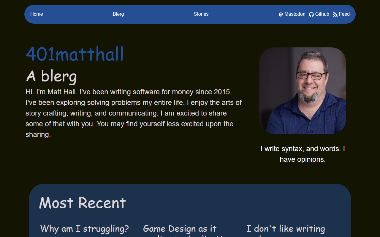 401matthall.com screenshot