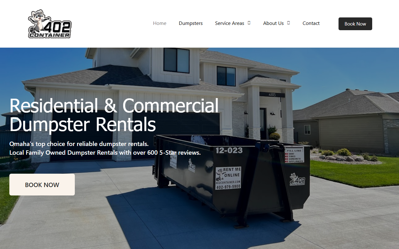 402container.com screenshot