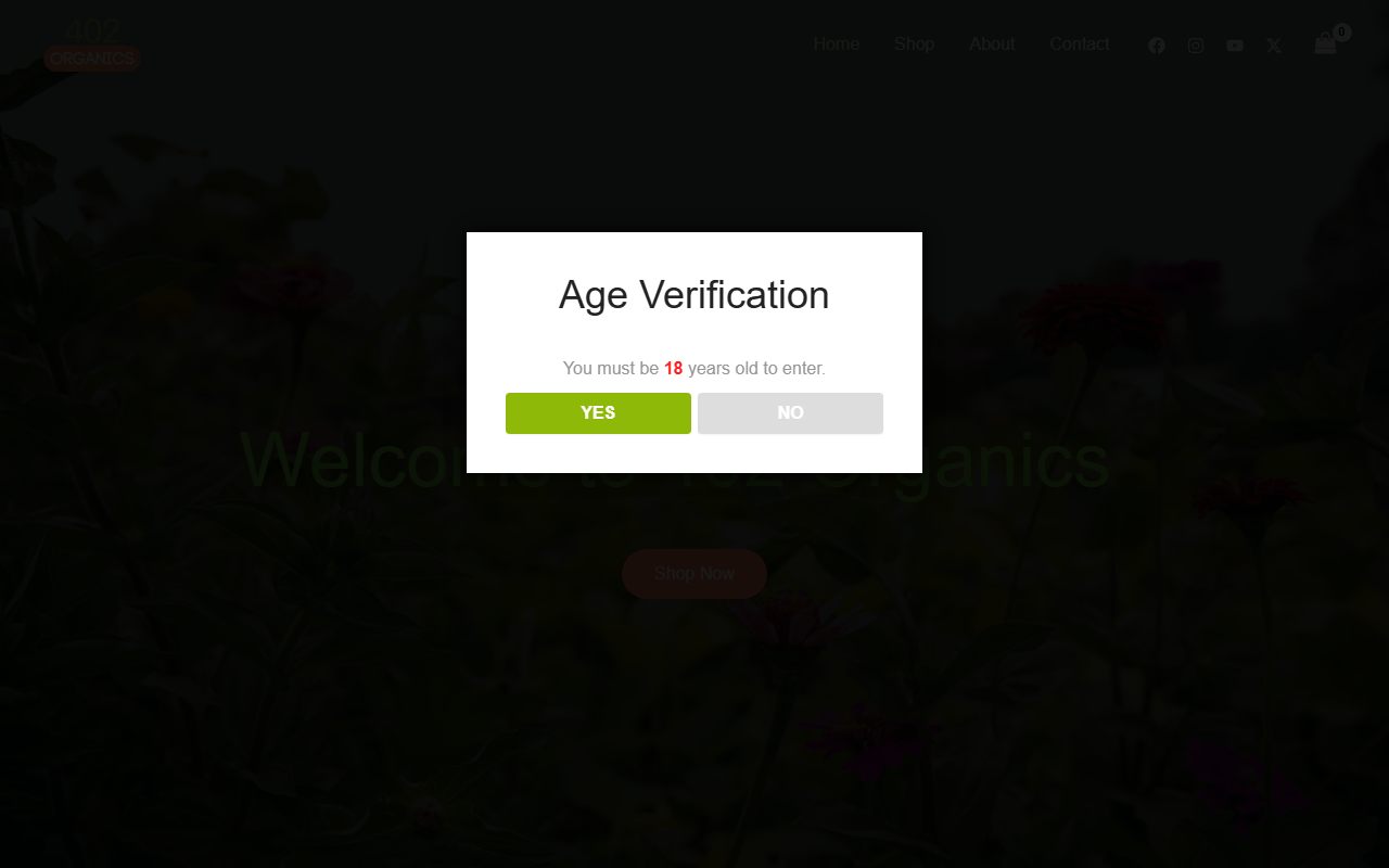 402organics.com screenshot