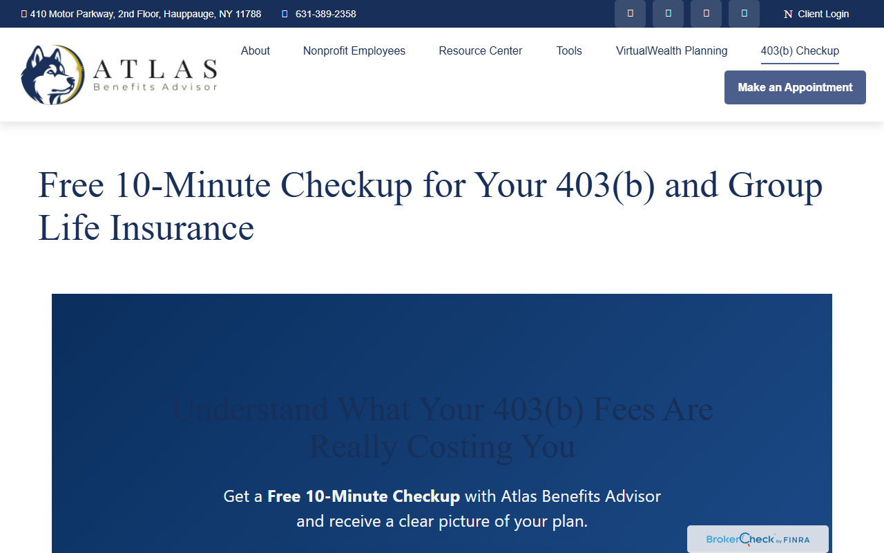 403bcheckup.com screenshot
