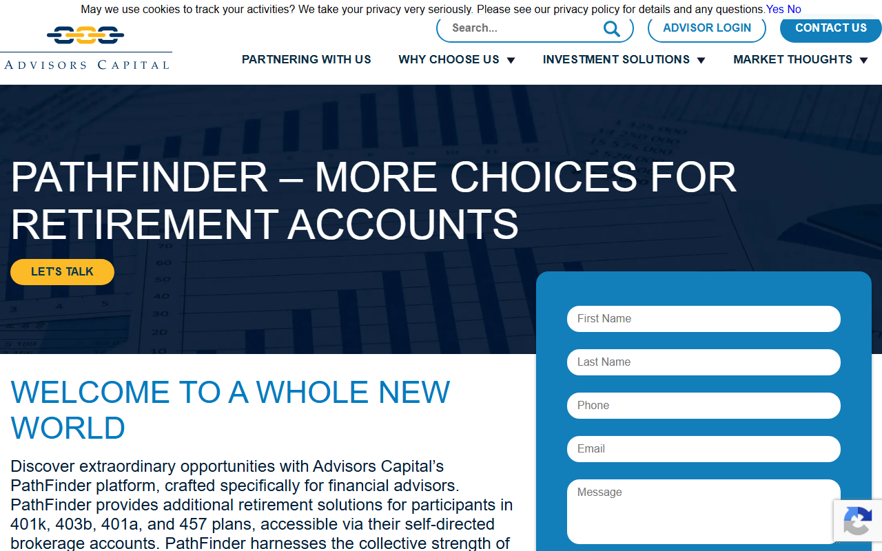403bpathfinder.com screenshot