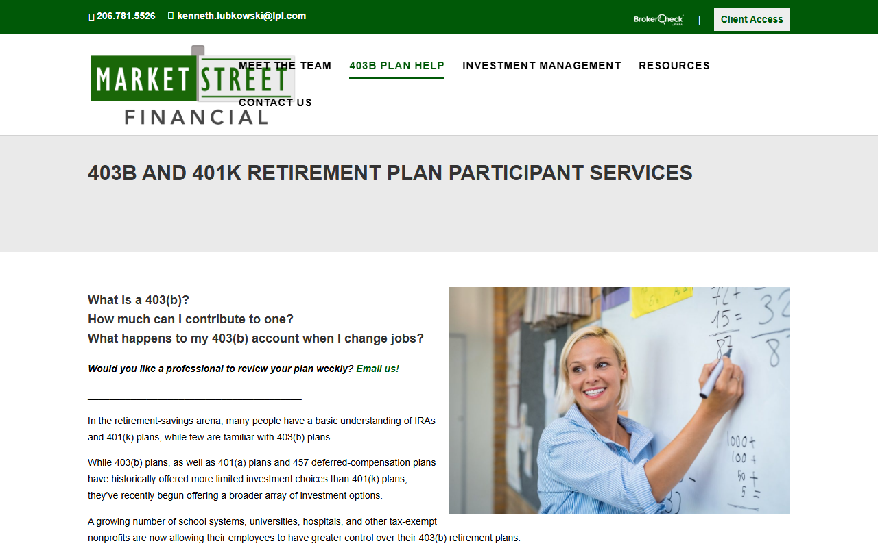403bplanhelp.com screenshot