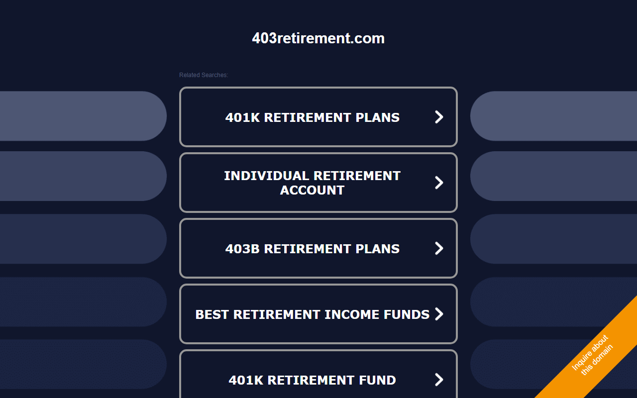 403retirement.com screenshot