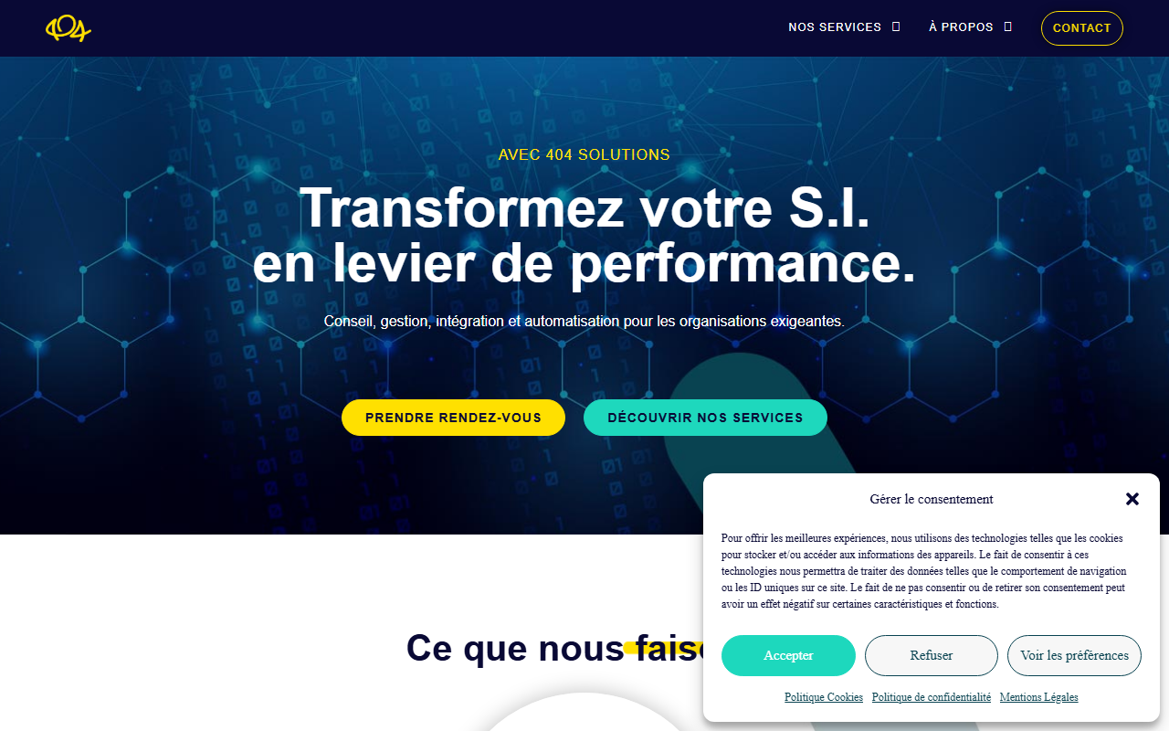 404-solution.com screenshot