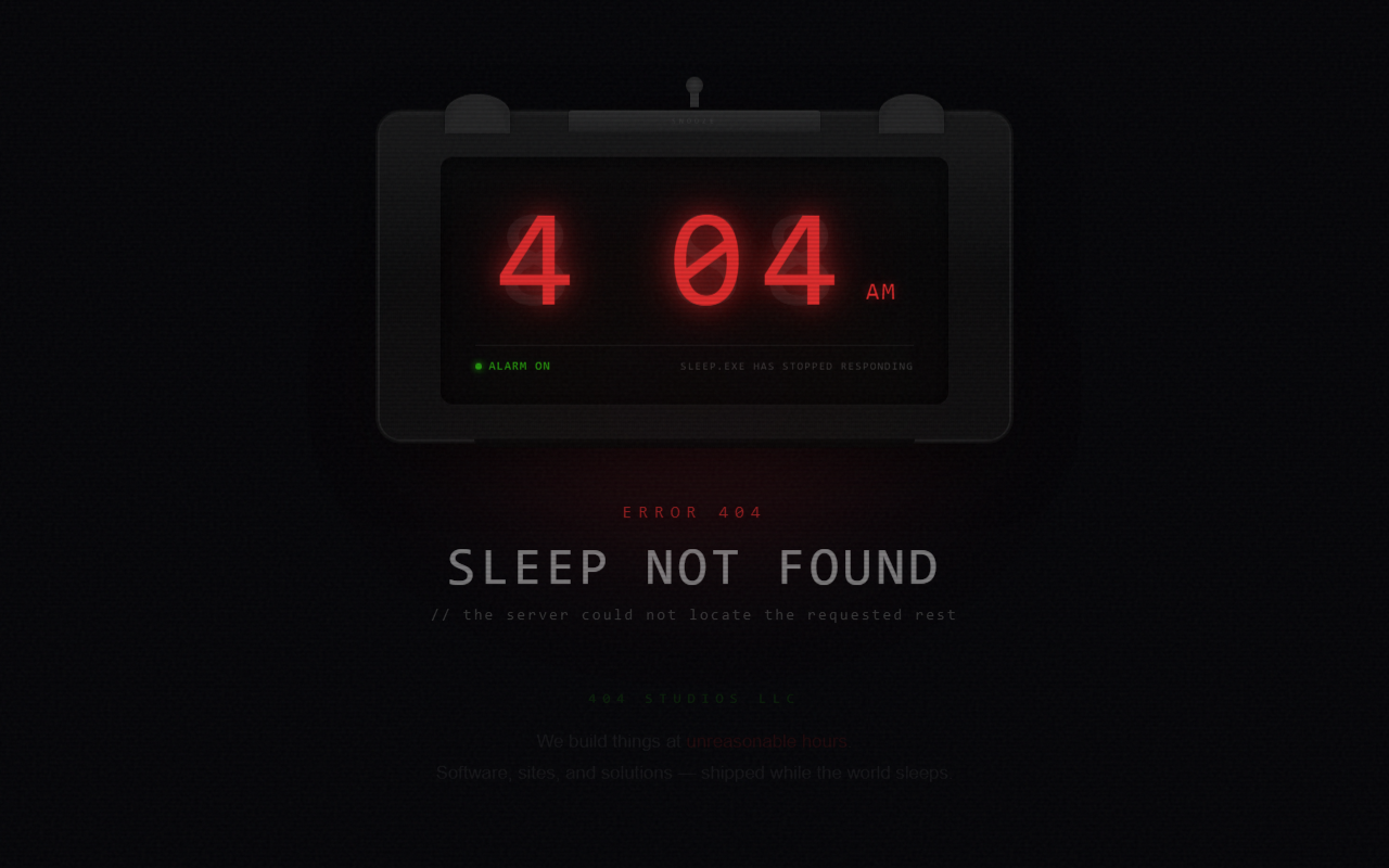 404amstudios.com screenshot