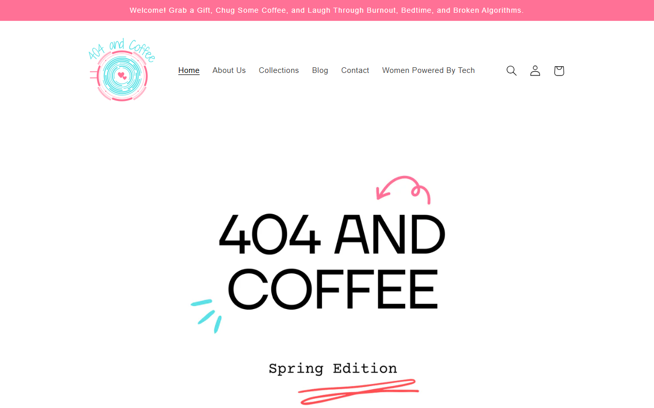 404andcoffee.com screenshot